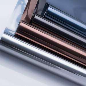 Película Arquitectónica para Ventanas con Efecto Espejo Unidireccional, Antiarañazos, PET Ecológico, Película Solar que Cambia de Color para Edificios y Viviendas - Product Image 1