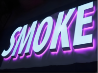 Enseigne néon LED 3D rétroéclairée, lettres métalliques personnalisées pour bar, café et décoration d'événements