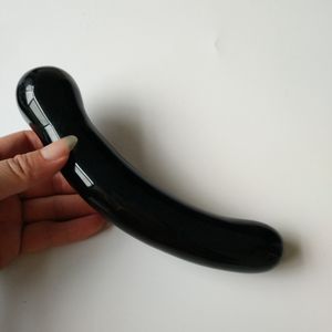 Baguette de massage en cristal d'obsidienne noire naturelle, outil d'exercice sexuel pour la guérison, 5 pièces - Product Image 5
