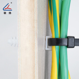 ที่ยึดสายเคเบิล Lianyang รุ่น CH-68 แบบติดผนังพลาสติก สำหรับยึดชุดสายไฟ - Product Image 3