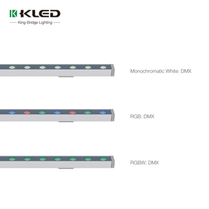 Illuminazione Lineare a Striscia LED DMX per Decorazione Edifici, Tubo LED per Esterni IP66 in Lega di Alluminio RGBW per Illuminazione Facciate - Product Image 2