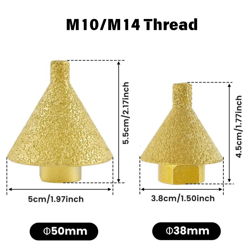 M14 Brazed Diamond Milling Cutter Stone