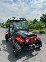Voiture Buggy Tout-Terrain 4x4 pour Adultes, Jeep 350cc, Dune Buggy, Jeep Wrangler pour Aventures de Camping en Plein Air et Traversées