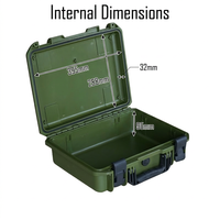 Boîtier de protection portable antichoc en plastique rigide PP, étanche IP67, personnalisable OEM/ODM, couleur au choix
