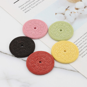 Matcha Red Velvet Chocolate Cocoa Pink Round Cookie Cake Baking Decoration Reusable Home Birthday - Product Image 1