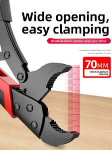 คีมปากแหลมแบบตรง รุ่นใหม่ เหล็กกล้าคาร์บอนสูง ทนทานต่อการสึกหรอ สำหรับจับยึด - Product Image 3