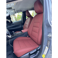 Housses de siège sur mesure pour voiture, 5 places, en cuir, ensemble complet pour Toyota Prius L LE XLE Limited Prius-Plug-In Prime 2004-2024