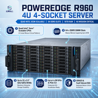 Serveur en rack PowerEdge R960 4U à quatre sockets, 12 emplacements PCIe Gen5 x16, 32 baies 2,5 pouces, 64 DIMM, 16 To DDR5