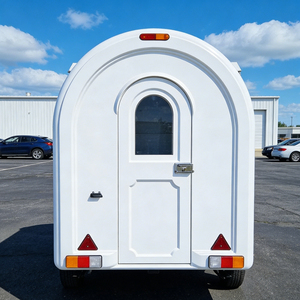 Camion de restauration et remorque multifonctionnels en acier inoxydable, résistants à la rouille, prêts pour la vente de crêpes, gaufres, pizzas, hot-dogs et café glacé - Product Image 3