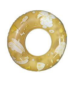 Flotador Inflable de PVC para Piscina, <span class=keywords><strong>Mini</strong></span> Anillo de Natación Amarillo con Diseño de Dibujos Animados, Juguete para Niños - Product Image 2