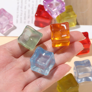 Acrylic Simulated Ice <b>Cubes</b> Middle Size Rectangle DIY Jewelry Accessories Art Collectible - Product Image 1