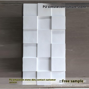 Grande dalle de pierre <span class=keywords><strong>magique</strong></span> de cube de lumière d'<span class=keywords><strong>ardoise</strong></span> de simulation de pierre de culture de conception moderne pour le mur de fond de villa pour le commerce extérieur - Product Image 2