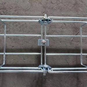 High Strength Hot Dip Galvanized <b>Steel</b> Wire Mesh Cable Tray With Mounting <b>Brackets</b> For Heavy Duty Industrial Electrical Wiring - Product Image 4