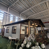 Maison conteneur extensible étanche à double aile FLKT, garantie 2 ans, maison pliante préfabriquée de l'usine source à vendre