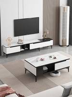 Mobilier de salon en bois MDF de haute qualité au design luxueux Meuble TV Meuble TV Table basse