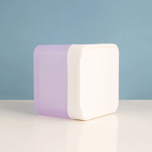 Fournisseurs chinois de pots cosmétiques de 300 ml, toner, comprimés de coton, sous-emballage en plastique PP, pot givré avec couvercle et clip - Product Image 1