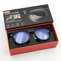 Gafas Inteligentes MT3 con IA, Cámara de 8MP HD, Botón Táctil, Asistente de IA, Traducción por Voz, Carga Magnética, Resistencia al Agua IPX-4, AR