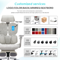Vente en gros de Chine à bas prix personnalisé chaise de jeu ergonomique inclinable grise avec repose-pieds