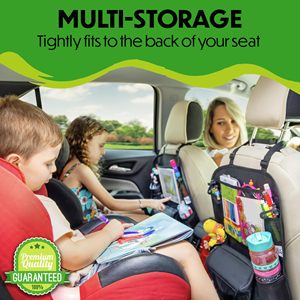 Organizador de Asiento Trasero de Coche Impermeable Personalizado con Tableta de Escritura LCD y Material Oxford 600D para Niños - Product Image 3