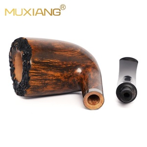 MUXIANG Briar Wood Smoking Pipe Bent Type Tobacco Pipe For Men Collection - Product Image 3
