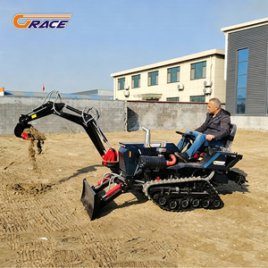 Envío Gratis: Mini Tractor Multifuncional con Motor Diésel Euro 5, Cultivador de Orugas para Huertos, Tractor Rotatorio - Product Image 6