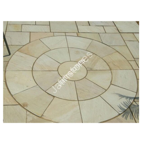Dalles de pierre naturelle Tint Mint Sandstone pour revêtement mural, revêtement de sol, cour, terrasse, allée, pierre de finition premium pour extérieur - Product Image 3