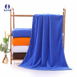 Calidad de lujo 550gsm o 630gsm 100% algodón Custom Cabana Blue and White Stripe Pool Swim and Bath Toalla de playa para hoteles - Product Image 6