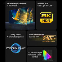 Câble 2.1 8K 60Hz, 4K 120Hz, HDR dynamique, TDR 48 Gbps, connecteurs plaqués or pour moniteur, décodeur, lecteur DVD