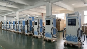Station de recharge de voiture électrique à l'épreuve du temps 120 kW Écran tactile interactif Distribution dynamique de l'énergie Grade commercial <span class=keywords><strong>Charge</strong></span> de véhicules électriques - Product Image 6