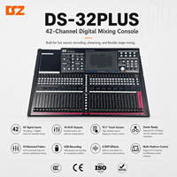 Console de mixage audio numérique professionnelle haut de gamme à 42 canaux avec sortie USB et compatibilité MIDI pour utilisation sur scène