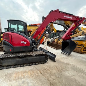 Mini-excavatrice Yanmar VIO80 en stock en entrepôt national, avec moteur fiable 4TNV98C, système hydraulique complet, machine entière et vérifiée. - Product Image 1