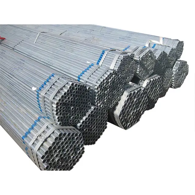 High Quality Hot Dipped Galvanized round Steel Pipe ERW Structure Pipe