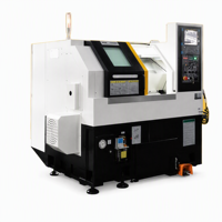 Tour CNC M10 de haute précision avec commande FANUC, 8 postes à outils, tournage et fraisage automatiques pour petites séries et usages légers