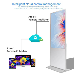 Pantalla Digital Interactiva con Soporte de Piso para Interiores, Tamaño Personalizado de 43 a 65 Pulgadas, 4K LCD, Tótem con Pantalla Táctil, Kiosco Publicitario para Tiendas - Product Image 3