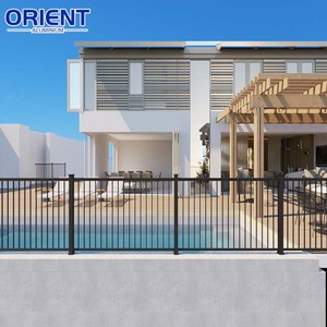 Nhà Máy Bán Hàng Trực Tiếp Kích Thước Tùy Chỉnh Tay vịn Lan Can Nhôm Lan Can Lan Can Cho Nhà Hiện Đại Ban Công Cầu Thang - Product Image 3