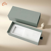 Boîte cadeau rigide en carton personnalisée de luxe avec revêtement magnétique, estampage, accessoire de ceinture, emballage professionnel, logo personnalisé aseptique