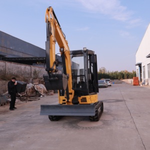 Mini-excavatrice sur chenilles 4t professionnelle 2026 avec moteur et hydraulique Hengli pour le déblaiement intensif des déchets d'entrepôt - Product Image 2