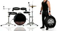 Lancement de nouveaux produits Beatello |   Kit de batterie électronique de voyage ultra-portable Beatello D |   Coque de tambour en PVC métallique ultra-mince |   Batterie de percussions portable