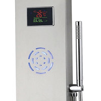 Panneau de douche à capteurs automatiques, sortie d'eau constante, salle de bain-douche, panneaux de douche, écran LED, massage SPA