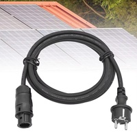 Micro-onduleur pour système photovoltaïque raccordé au réseau électrique nordique 2000W Betteri Bc01 Prise femelle vers Schuko