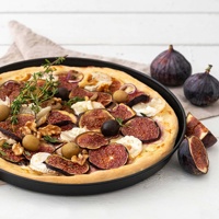 Moule à pizza en métal de 28 cm, outils de cuisson pour couper les pizzas, revêtement antiadhésif en téflon, pour pizzas maison savoureuses Zenker A