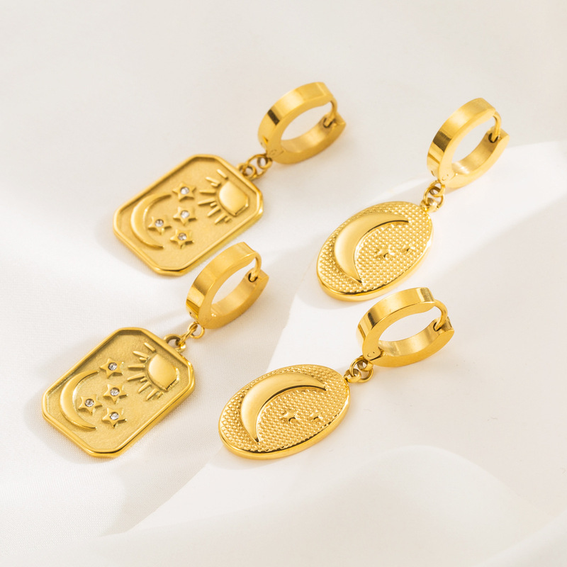 Women s Chunky Gold Plated Waterdrop
