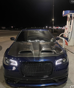 Accessoires de réglage en Fiber de carbone capot moteur avant capot moteur capot pour Chrysler <span class=keywords><strong>300</strong></span> Srt 2011-2023 - Product Image 2