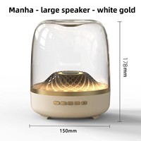 Haut-parleur subwoofer puissant transfrontalier avec batterie intégrée et lecteur de carte pour stéréo sans fil V5.3 extérieur et domestique