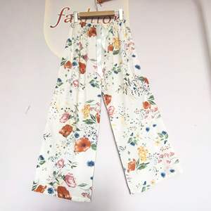 <span class=keywords><strong>Pantaloni</strong></span> pigiama estivi da <span class=keywords><strong>donna</strong></span>, leggeri, traspiranti, oversize, a gamba larga, con logo frontale, per donne in gravidanza, abbigliamento da notte ampio - Product Image 6