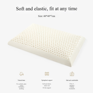 OEM ODM Nữ Hoàng Kích Thước 100% <span class=keywords><strong>Talalay</strong></span> Cao Su Bọt Gối Mô Hình Rắn Được Thiết Kế Cho Cổ Hỗ Trợ Không Dunlop Công Nghệ - Product Image 3