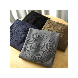 Personalizado de peso pesado 100% algodón gota hombro 3D en relieve Sudadera con capucha más tamaño sudaderas con capucha de los hombres y sudaderas - Product Image 3