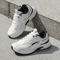 Chaussures de sport décontractées rétro unisexes personnalisées de haute qualité en maille respirante pour hommes