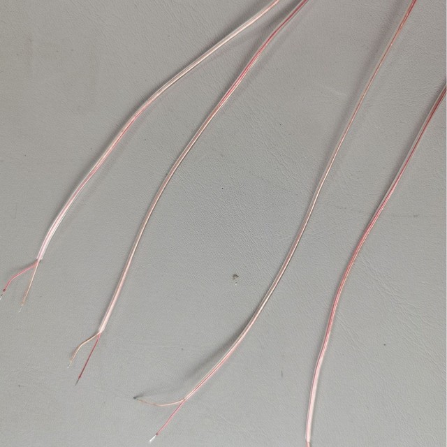Transparent PVC Insulated Stranded Earphone Cable 1.2mm & 1.4mm Enamelled Conductor Type