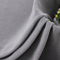 Tissu en micro polaire 94% polyester 6% élasthanne 240GSM, tricot extensible, largeur 190cm, brossé, anti-boulochage